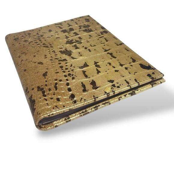 Surly Girl Photo Album 4x6" Croco Embossed Leather Cover 12 pages 24 photos - Picture 3 of 12